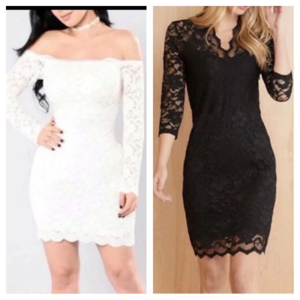New Silky Soft Body Con Lace Minis